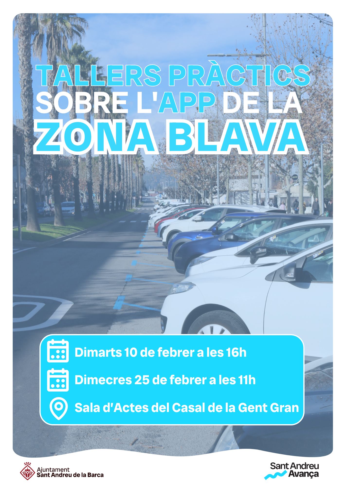 Taller pràctic sobre la nova app de la Zona Blava   